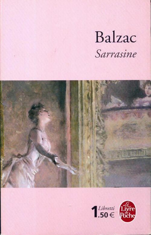 Livrenpoche : Sarrasine - Honoré De Balzac - Livre