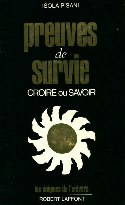 Livrenpoche : Preuves de survie. Croire ou savoir - Isola Pisani - Livre