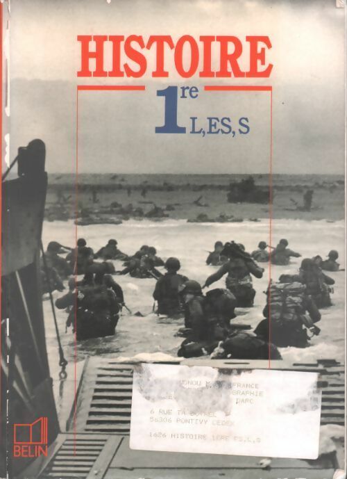 Livrenpoche : Histoire 1ères L, ES, S - Valéry Zanghellini - Livre