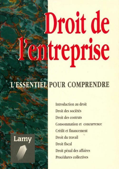 Livrenpoche : Droit de l'entreprise : L'essentiel pour comprendre - Collectif - Livre