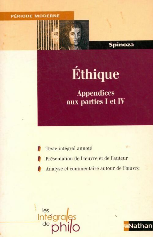 Livrenpoche : Ethique. Appendices aux parties I et IV - Baruch Spinoza - Livre
