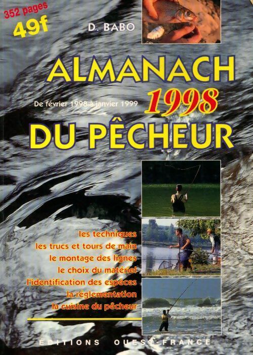 Livrenpoche : Almanach 1998 du pêcheur - Daniel Babo - Livre