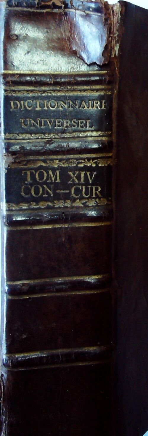 Livrenpoche : Dictionnaire universel Tome XIV : CON-CUR - Jean Robinet - Livre