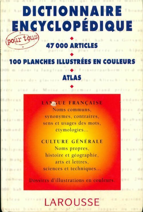 Dictionnaire encyclopédique illustré en couleurs - Collectif -  Larousse GF - Livre