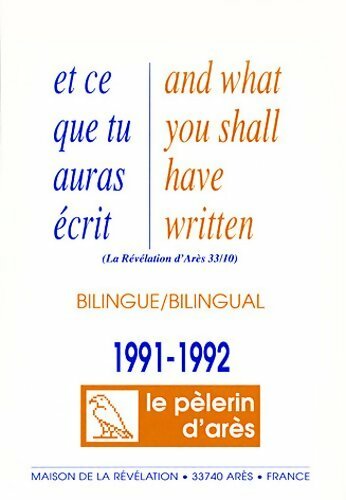Livrenpoche : Et ce que tu auras écrit / And what you shall have written - Michel Frère Potay - Livre