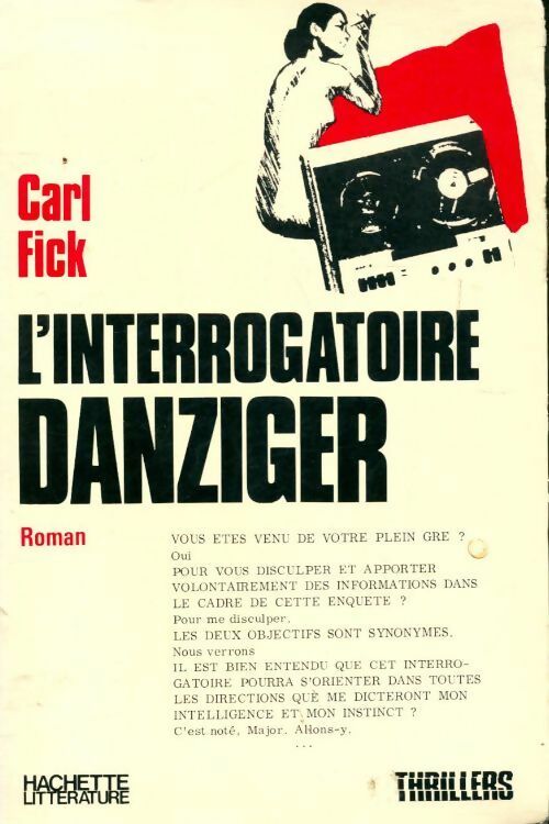 Livrenpoche : L interrogatoire Danziger - Carl Fick - Livre