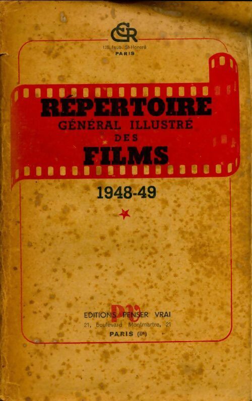 Livrenpoche : Répertoire général illustré des films 1948-49 - Collectif - Livre
