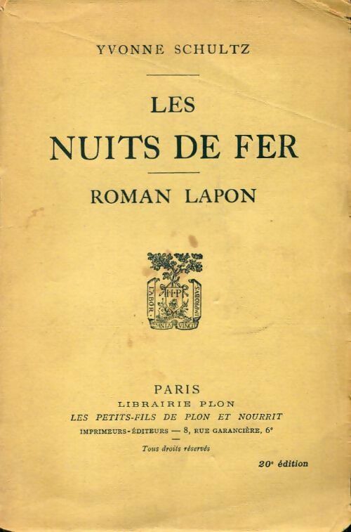 Livrenpoche : Les nuits de fer - Yvonne Schultz - Livre