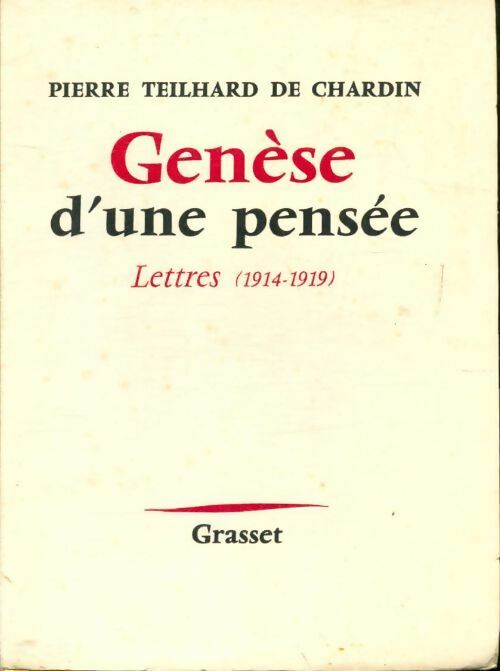 Livrenpoche : Genèse d'une pensée - Pierre Teilhard de Chardin - Livre