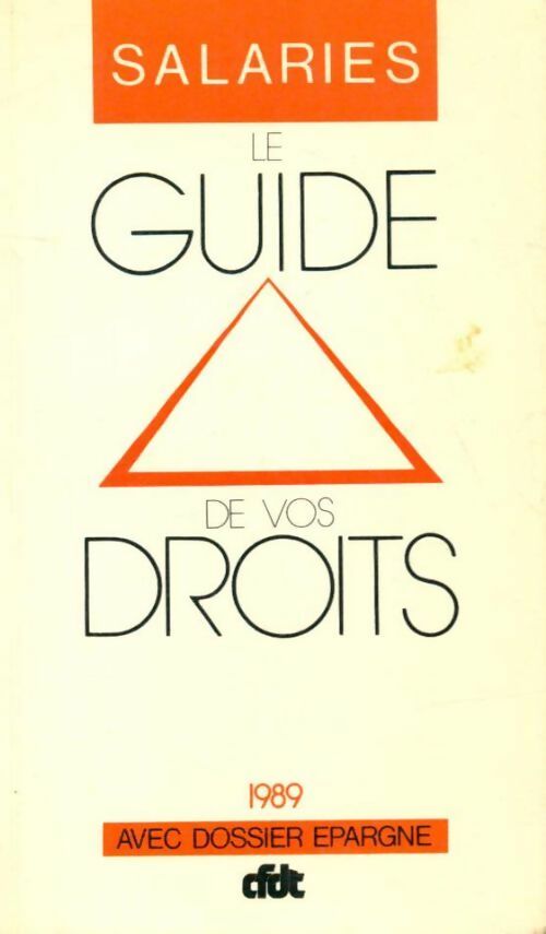 Livrenpoche : Salariés le guide de vos droits 1989 - Collectif - Livre