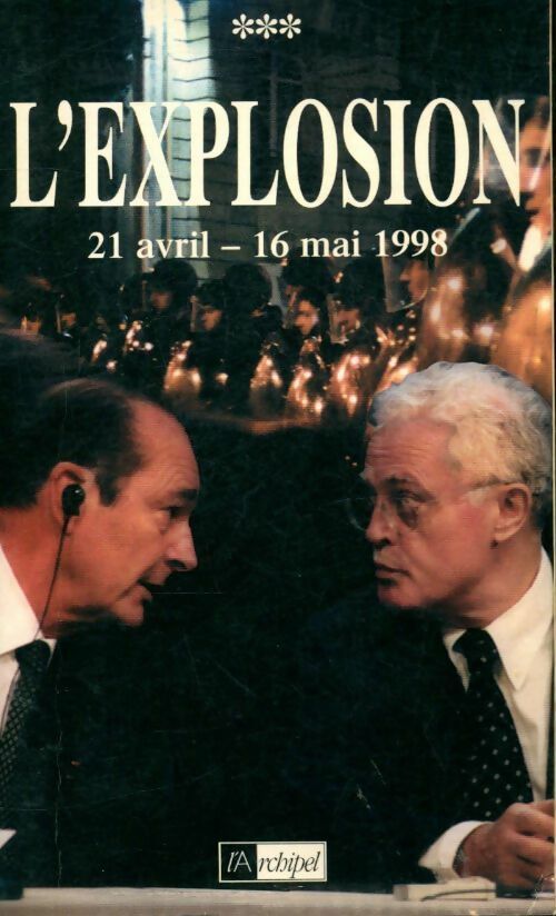 Livrenpoche : L'explosion 21 avril-16 mai 1998 - Inconnu - Livre