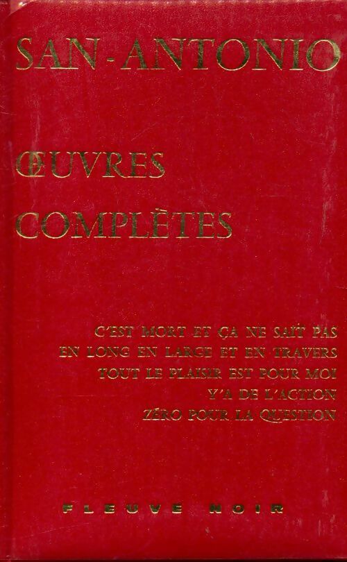 Livrenpoche : Oeuvres complètes Tome XIII - Frédéric Dard, San-Antonio - Livre