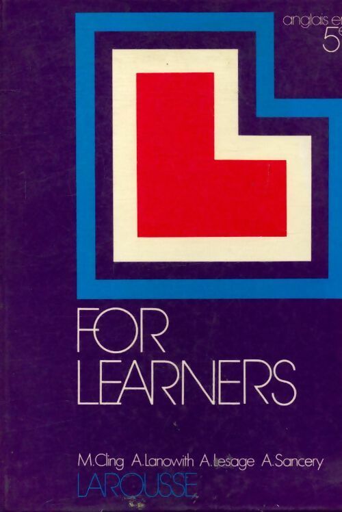 Livrenpoche : L for learners anglais 5e - Collectif - Livre
