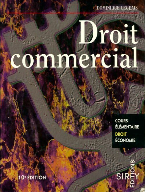 Livrenpoche : Droit commercial - Dominique Legeais - Livre