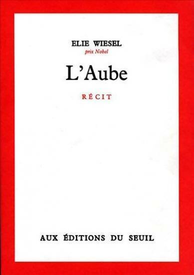 Livrenpoche : L'aube - Elie Wiesel - Livre