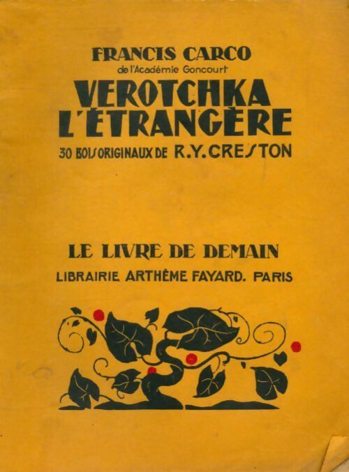Livrenpoche : Verotchka l'étrangère ou Le goût du malheur - Francis Carco - Livre