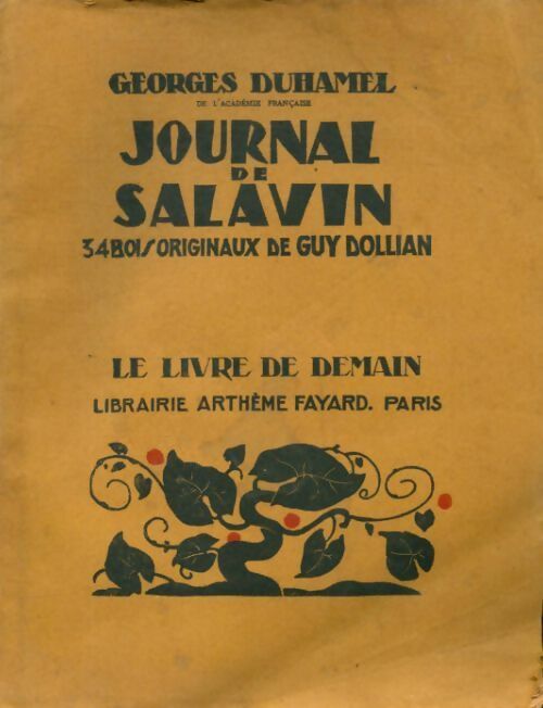 Livrenpoche : Journal de Salavin - Georges Duhamel - Livre