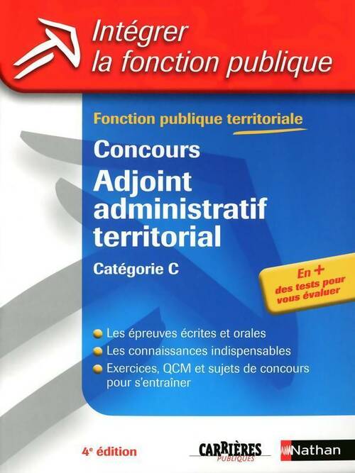 Livrenpoche : Concours adjoint administratif territorial catégorie C - Danièle Bon - Livre