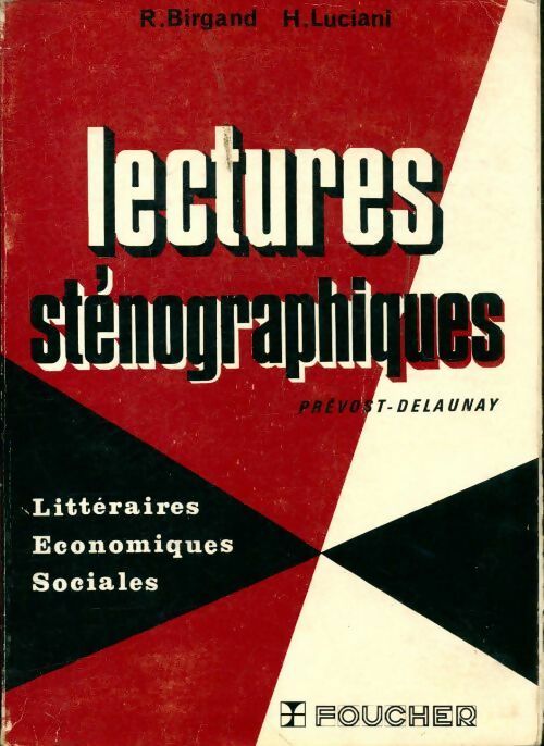 Livrenpoche : Lectures sténographiques - H. Luciani - Livre