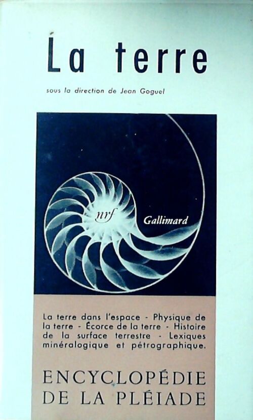 La terre - Jean Goguel - Livre