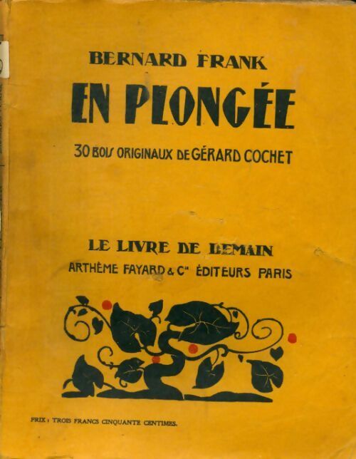 Livrenpoche : En plongée - Bernard Frank - Livre