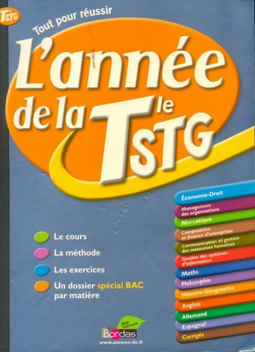 Livrenpoche : L'année de la Terminale STG - Collectif - Livre