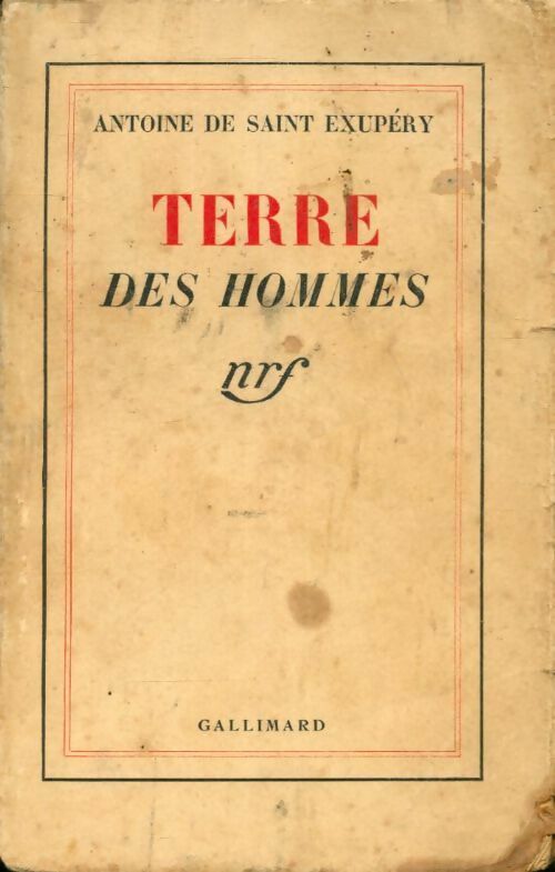 Livrenpoche : Terre des hommes - Antoine De Saint Exupéry - Livre