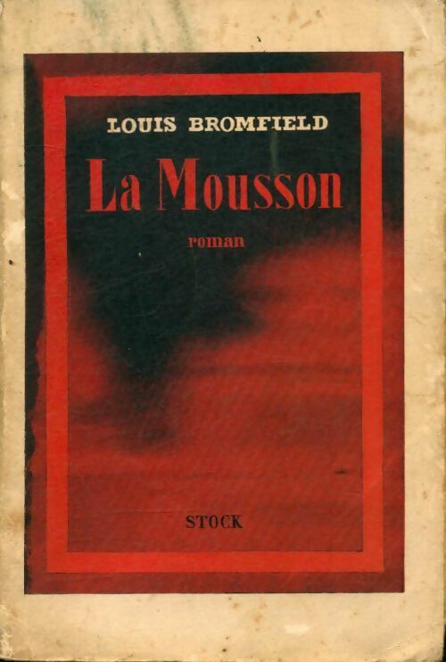 La mousson - Louis Bromfield -  Poche Stock divers - Livre