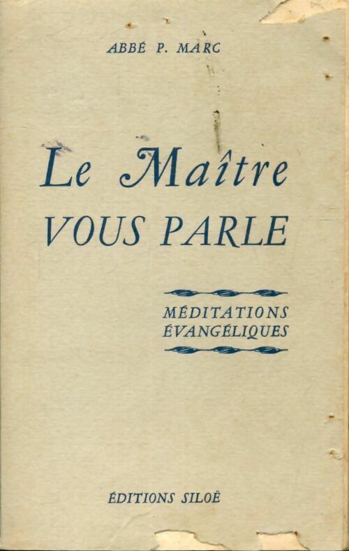 Livrenpoche : Le maître vous parle - Abbé P. Marc - Livre