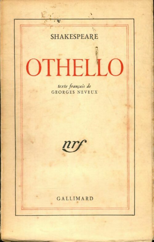Livrenpoche : Othello - William Shakespeare - Livre