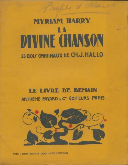 Livrenpoche : La divine chanson - Myriam Harry - Livre