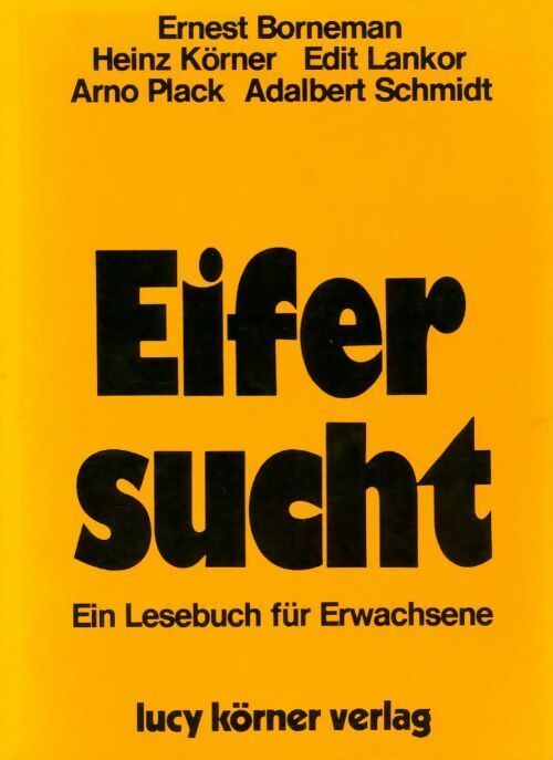 Livrenpoche : Eifersucht - Collectif - Livre