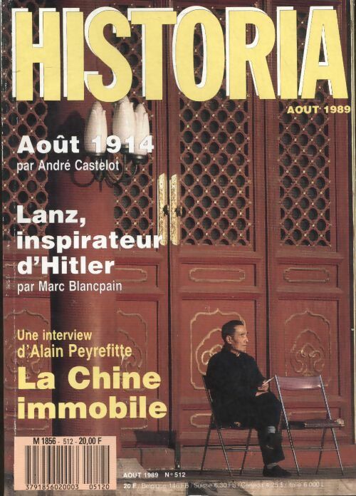 Livrenpoche : Historia n°512 : La Chine immobile - Collectif - Livre