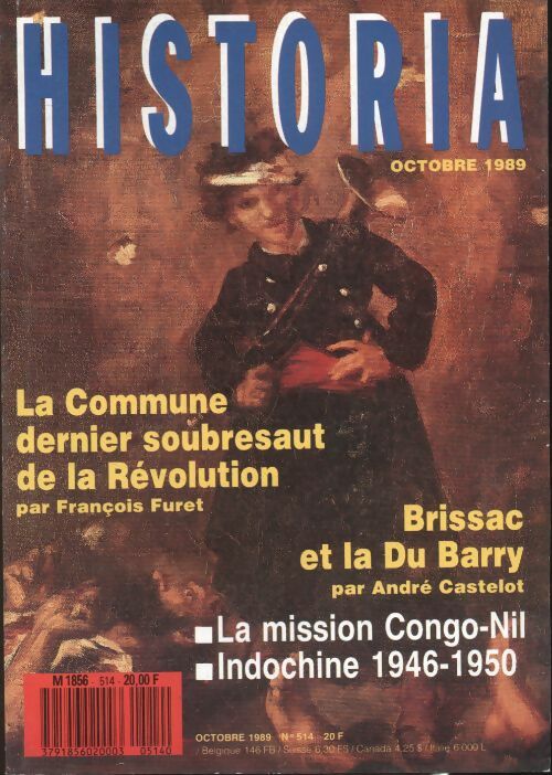 Livrenpoche : Historia n°514 : La commune, dernier soubresaut de la Révolution - Collectif - Livre
