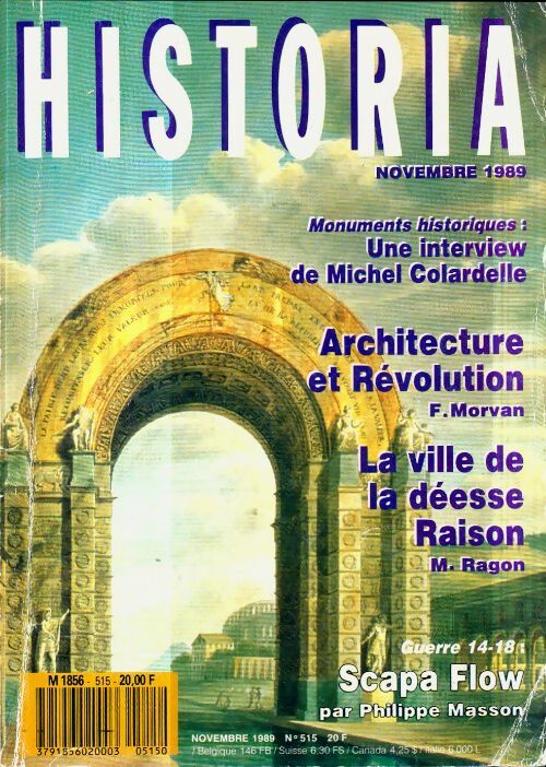 Livrenpoche : Historia n°515 : Architecture et Révolution - Collectif - Livre