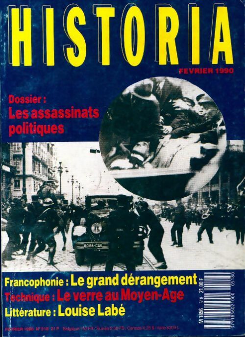 Livrenpoche : Historia n°518 : Les assassinats politique - Collectif - Livre