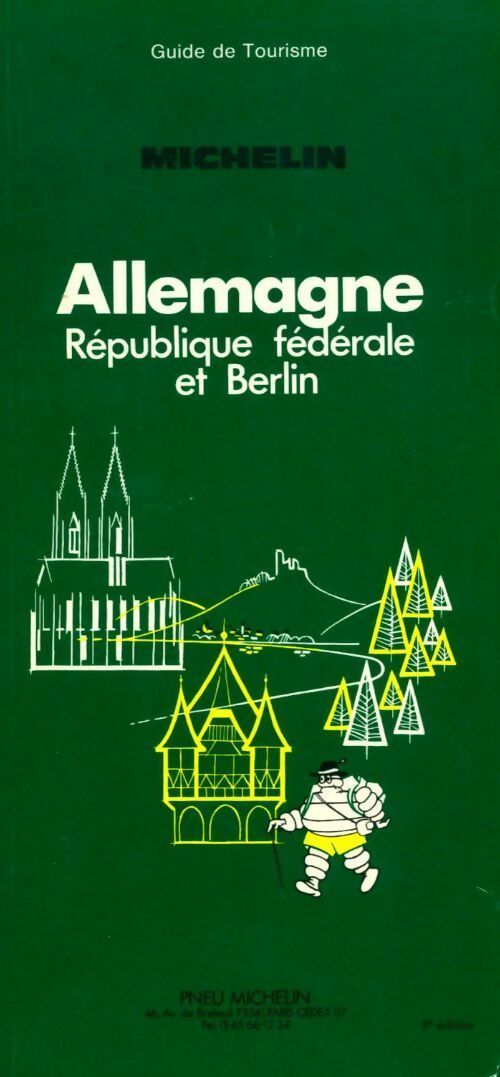Allemagne : République Féderale et Berlin 1986 - Collectif -  Le Guide vert - Livre