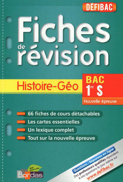 Livrenpoche : Histoire-géo 1ère S - David Dumaine - Livre