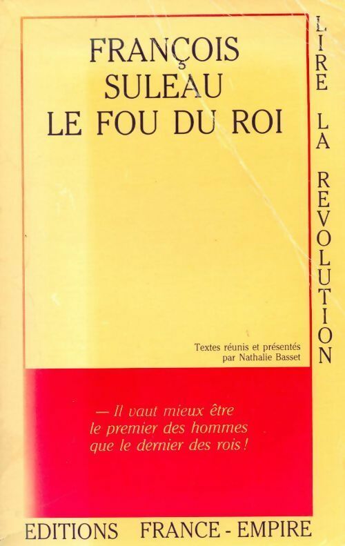 Livrenpoche : Le fou du roi - Nathalie Basset - Livre