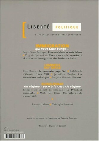 Livrenpoche : Liberté politique n°14 : Immigration - Collectif - Livre