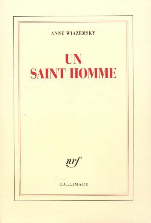 Livrenpoche : Un saint homme - Anne Wiazemsky - Livre