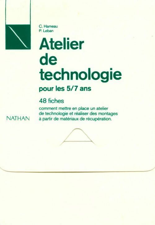 Livrenpoche :  AnsAtelier de technologie pour les 5 - L. Hameau, P. Leban - Livre