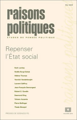 Livrenpoche : Raisons politiques n°6 : Repenser l'Etat social - Collectif - Livre