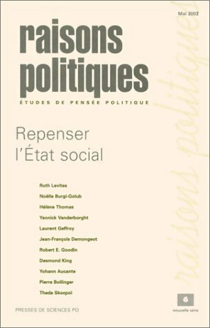 Raisons politiques n°6 : Repenser l'Etat social - Collectif -  Raisons politiques - Livre