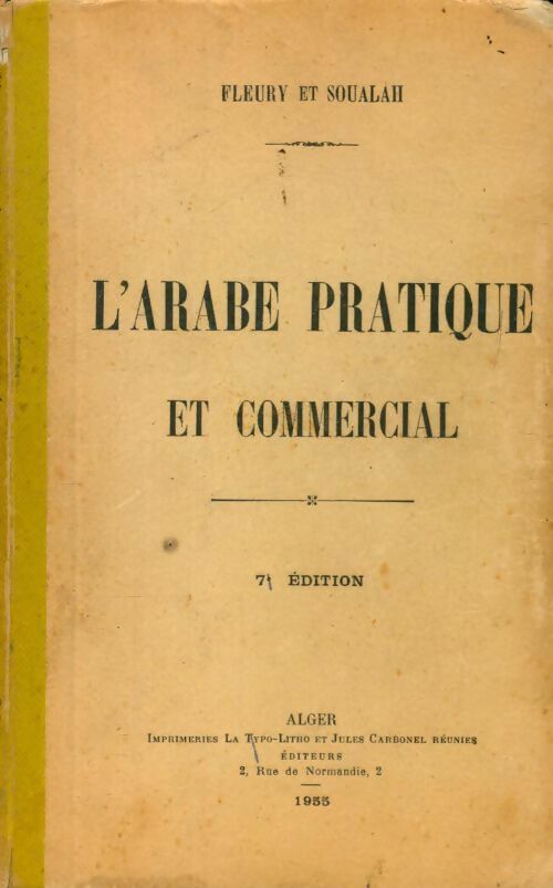 Livrenpoche : L'arabe pratique et commercial - Mohammed Soualah - Livre