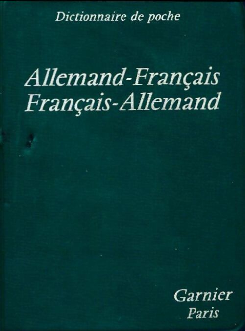 Livrenpoche : Dictionnaire de poche français-allemand, allemand-français - Inconnu - Livre