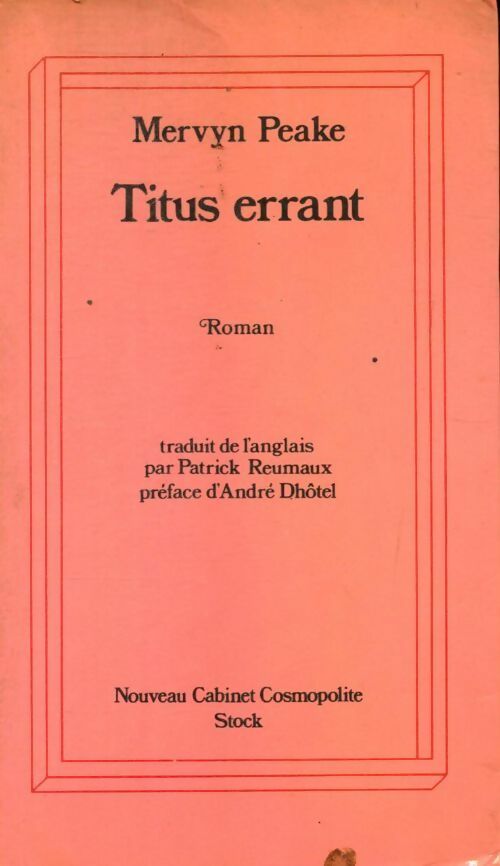 Livrenpoche : Titus errant - Mervyn Peake - Livre
