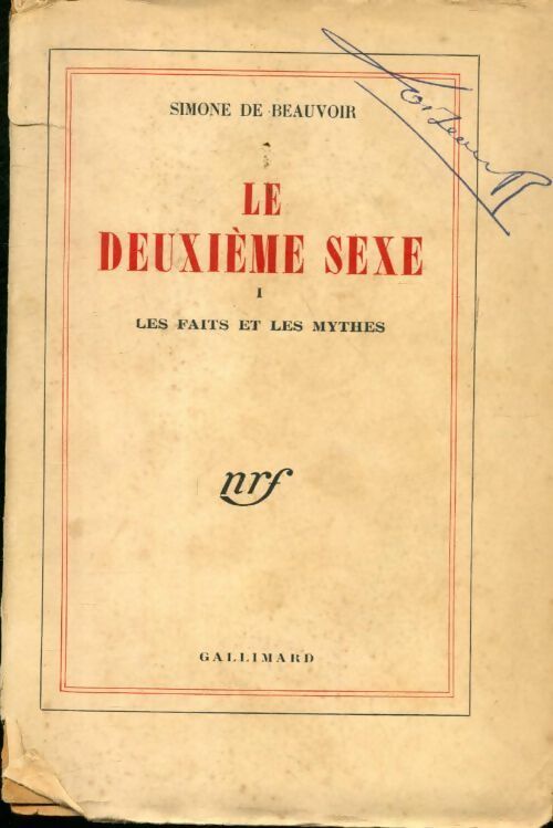 Livrenpoche : Le deuxième sexe Tome I - Simone De Beauvoir - Livre