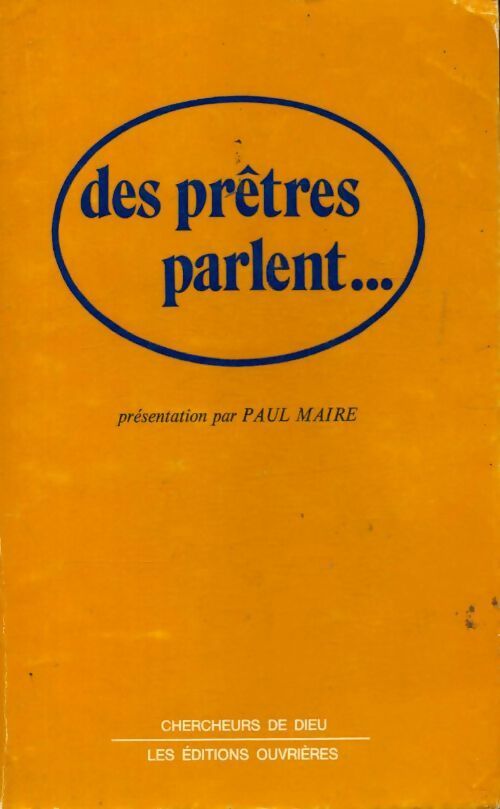 Livrenpoche : Des prêtres parlent - Collectif - Livre