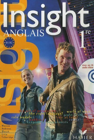 Livrenpoche : Insight anglais 1ère - Collectif - Livre